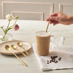 Clearance Boreas 4-Piece Stainless Steel Latte Spoon, Cutlery Sets