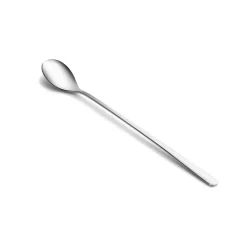 Discount Boreas 4-Piece Stainless Steel Latte Spoon, Silver Cutlery Sets