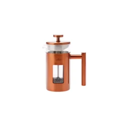 New Borosilicate Glass Copper French Press, 350ml, Copper Silver French Press