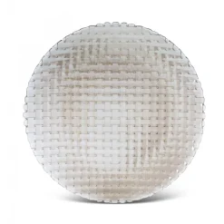 Discount Braid Lustre Glass Dinner Plate, 28cm, Dinner Plates