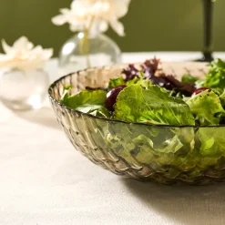 Online Braid Lustrous Glass Salad Bowl 22cm, Bowls