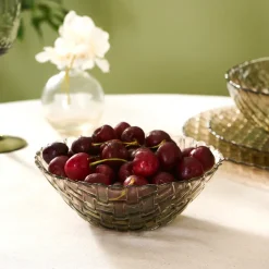 Sale Braid Lustrous Glass Bowl, 16cm, Bowls