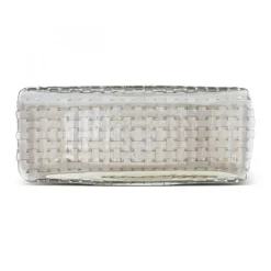 Online Braid Lustrous Glass Large Serving Platter, 32,5x13,5cm, Serving Platters