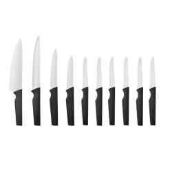 New Bundle 10 Piece Knife Set, Black Knife Sets