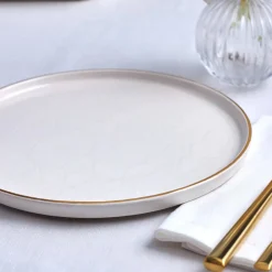 Best Calvin Ceramic Appetizer Plate, 23cm, Multi Serving Platters