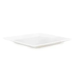 New Carmen Trend Porcelain Side Plate, 22cm, White Side Plates