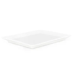 New Carmen Trend Porcelain Dinner Plate, 24cmx20cm, White Dinner Plates