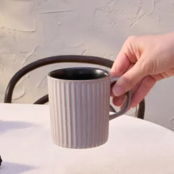 New Cervantes Stoneware Mug, 380ml, Grey Mugs