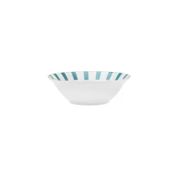 Circus Porcelain CerealSoup Bowl, 14cm, White Blue Gold Bowls