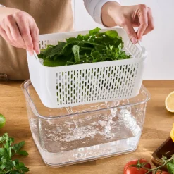 Outlet Citrus Vegetable / Fruit Storage Container, XL, White Storage Containers