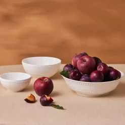 Online Cody New Generation Bone Serving Bowl, 23cm, White Bowls