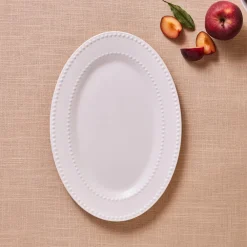 Discount Cody New Generation Bone Serving Platter, 35cm, White Serving Platters