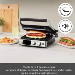 Discount Compact Steel Pro Sear and Grill Inox 2008 Grill and Sandwich Toaster, 2000W Sandwich Toasters