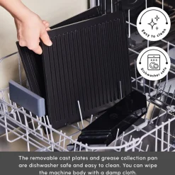 Discount Compact Steel Pro Sear and Grill Inox 2008 Grill and Sandwich Toaster, 2000W Sandwich Toasters