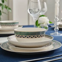 Online Cordoba 24-Piece Bone China Dinner Set for 6 People, Multi See All Dinner Sets|Bone China Dinner Sets