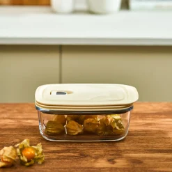 Discount Cream Vacuum Storage Container, 0.83L, Transparent Storage Containers