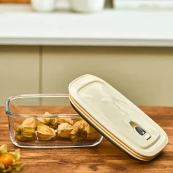 Discount Cream Vacuum Storage Container, 0.83L, Transparent Storage Containers