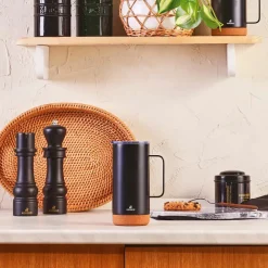 Outlet Darkness Stainless Steel Flask, 480ml, Black Stainless Steel Flasks