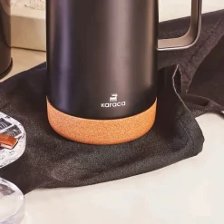 Outlet Darkness Stainless Steel Flask, 480ml, Black Stainless Steel Flasks