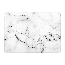 Clearance Deep Glass Chopping Board, 35cmx26cm, White Chopping Boards
