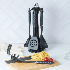 Clearance Diamond 5 Piece Kitchen Utensil Set with Stand, Multi Kitchen Utensils