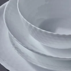 Diamond 24-Piece Glass Dinner Set for 6 People, White See All Dinner Sets|Glass Dinner Sets