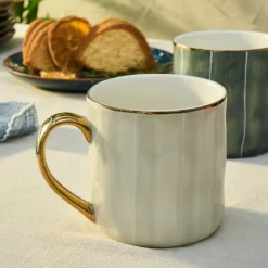 New Diego 2 Piece Stoneware Mug Set, 350ml, Multicolour Mugs