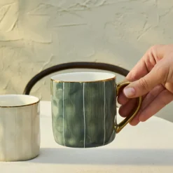 New Diego 2 Piece Stoneware Mug Set, 350ml, Multicolour Mugs