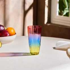 Best Dolce Red Highball Glass, 350ml, Red Highball Glasses