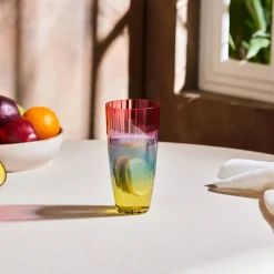 Best Dolce Red Highball Glass, 350ml, Red Highball Glasses