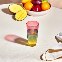 Best Dolce Red Highball Glass, 350ml, Red Highball Glasses