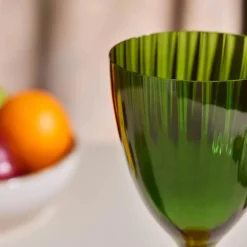 Sale Dolce Wine Glass, 400ml, Green Wine And Champagne Glasses
