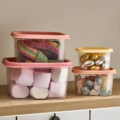 Clearance Dora Mini 4-Piece Storage Container Set, Multi Storage Containers