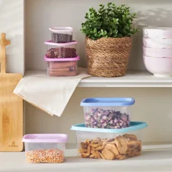 Best Dora Purple 6 Piece Storage Container Set, Multi Storage Containers