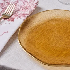 Online Dune Glass 7-Piece Serveware Set for 6 People, Brown See All Serveware Sets|Glass Serveware Sets