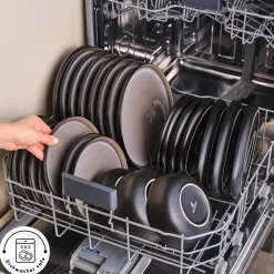 Sale Earth Collection Mercure Reactive Glaze 59-Piece Dinner Set for 12 People, Multi See All Dinner Sets|Stoneware Dinner Sets