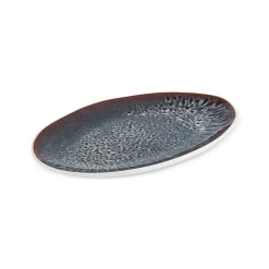 Best Earth Collection New Galactic Reactive Glaze Serving Platter, 30cm, White Serving Platters