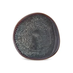 Clearance Earth Collection New Galactic Reactive Glaze Dinner Plate, 27cm, White Dinner Plates