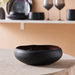 Outlet Earth Collection New Galactic Reactive Glaze Pasta Bowl, 21cm, Pasta Bowls