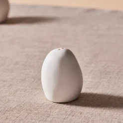 Best Earth Collection New Galactic Reactive Glaze Salt Shaker, 7cm, White Salt And Pepper Shakers