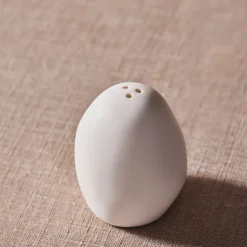 Best Earth Collection New Galactic Reactive Glaze Salt Shaker, 7cm, White Salt And Pepper Shakers