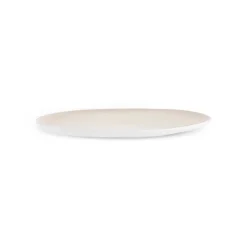 Earth Collection New Cupid Reactive Glaze Dinner Plate, 27cm, Beige White Dinner Plates