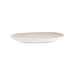 Sale Earth Collection New Cupid Dessert/Side Plate, 22cm, Beige White Side Plates