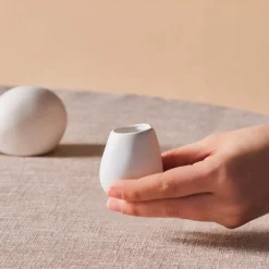 New Earth Collection New Galactic Reactive Glaze Toothpick Holder, 5cm, White Salt And Pepper Shakers