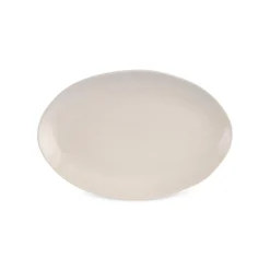 Hot Earth Collection New Cupid Serving Platters, 24cm, Beige White Serving Platters