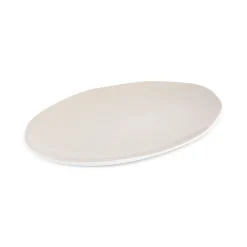 Hot Earth Collection New Cupid Serving Platters, 30cm, Beige White Serving Platters