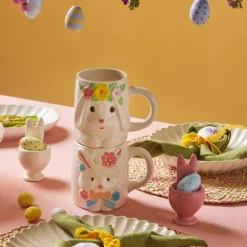 Easter 25 Dolomite Mr Bunny Mug, 560ml, White Blue Mugs