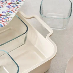 Outlet Ebru 6 Piece Breakfast Tableware Set, Multi Storage Containers