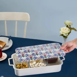 Sale Ebru 8 Piece Breakfast Tableware Set, Multi Storage Containers