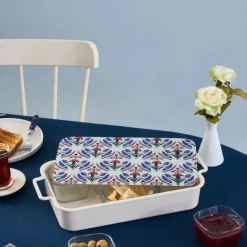 Sale Ebru 8 Piece Breakfast Tableware Set, Multi Storage Containers